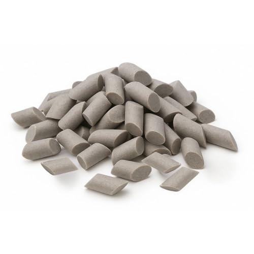ABC SwissTech - Médias d'ébavurage en céramique - Oxyde d’aluminium - Cylindre Coupe droite (4 * 10)