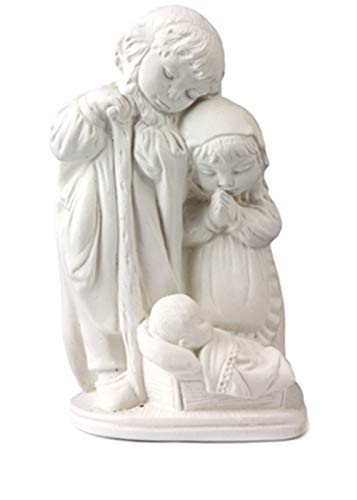 FUNNY CUP Figura de escayola de una Pieza. Nacimiento de Navidad para Pintar. Manualidades y decoración.