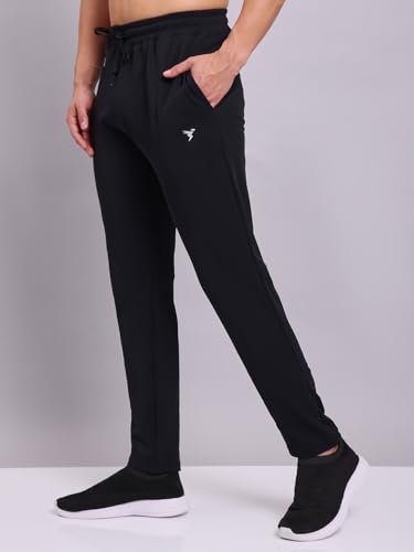 Image of TECHNOSPORT Men Mid Rise Regular Fit Active Track Pant - (MPOR15) Pack of 1