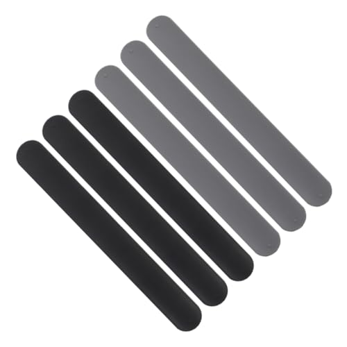 HEALLILY 6pcs Wrapping Paper Bands Organizer Christmas Wrap Storage Tool Metal Strips for Flip Wraps