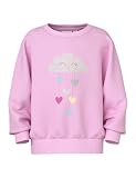 NAME IT Mädchen Nmfvisus Ls RLX Sweat Unb, Pirouette, 104