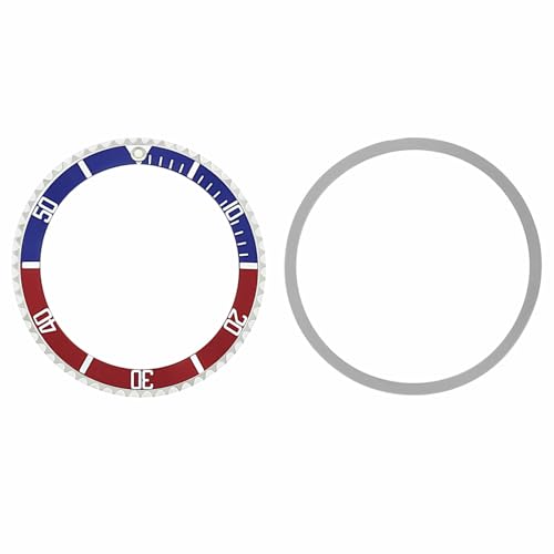 Ewatchparts Bezel & Insert Compatible With Older Rolex Submariner 1680 5508 5512 5513 Blue/Red Pepsi