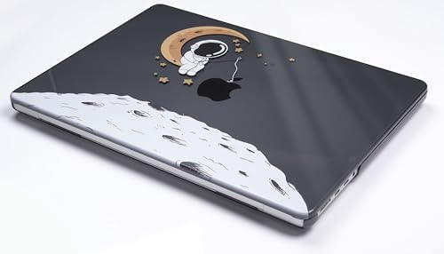 Coque MacBook Pro 14 M3 M4 évite rayures étui protecteur Astronaute B et microfibre - 4