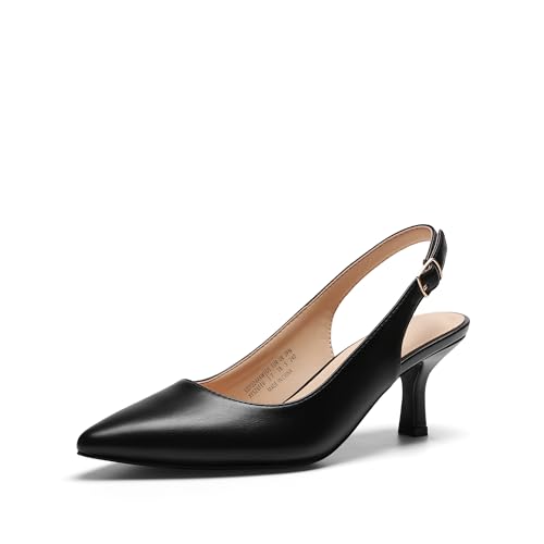 DREAM PAIRS Elegant Bridal Slingback Heels