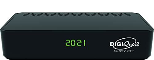Digiquest decoder digitale terrestre DVB-T2 SH-4 Mediaplayer, Nero