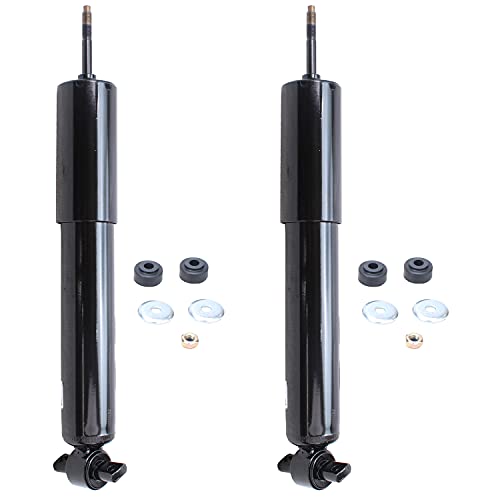 Image of Detroit Axle - RWD Front 2pc Shock Absorbers for 99-06 Chevrolet Silverado | 1500 GMC Sierra 1500 [w /o Electronic Suspension], 2 Shock Absorbers Assembly 2000 2001 2002 2003 2004 2005