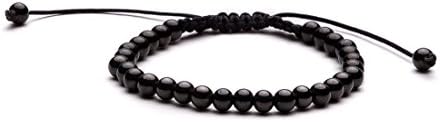 Vitaly Design Men's Stratos Stainless Steel Beaded Bracelet Wrist