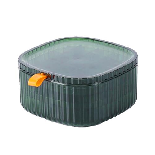 casstaly Organizador de pendientes, cajas de joyería transparentes apilables de 3 capas con tapa, organizador de aretes de tuerca, soporte de exhibición de caja de aretes, fácil de instalar y usar