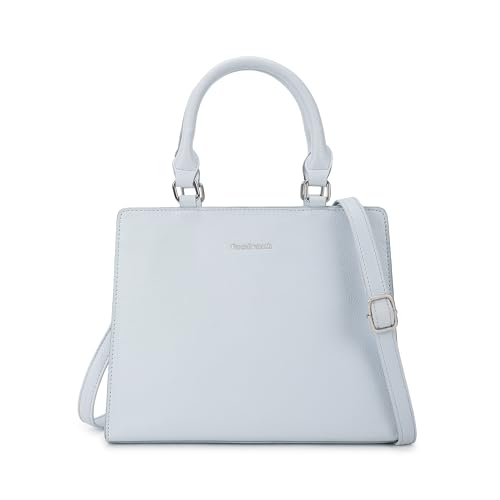 Fastrack Casual Satchel Bag with Top Zipper for Girls, Medium Size with Detachable Sling and Handheld Handles, Made with Premium Faux Leather