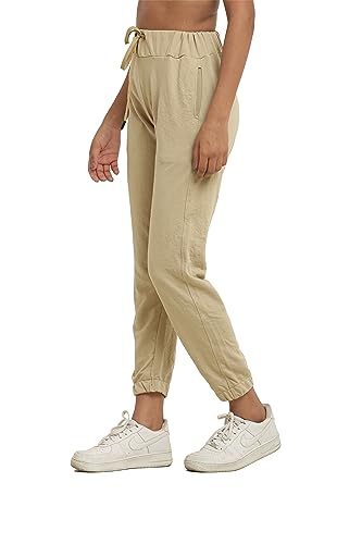 Image of Women Solid Joggers for Running, Yoga, Fitness, Lounge Wear Comfortable Cotton Joggers for Women and Girls