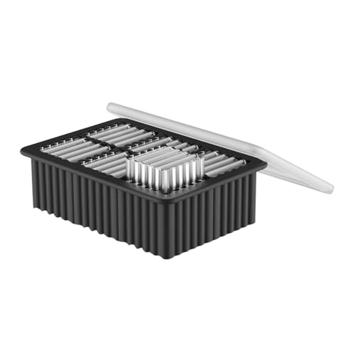 Molde de Hielos de Silicón Moderno con Diseño Rayas 6 Cavidades miniatura 4