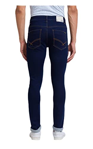 Image of Parx Men's Fitted Cotton Jeans (XCYA01643B9 Blue)