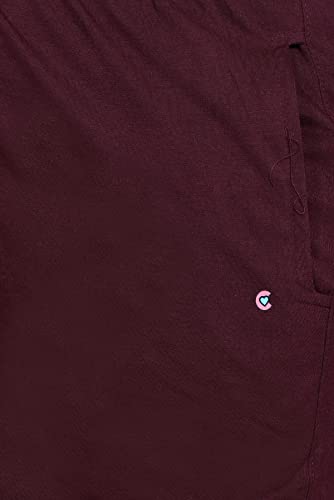 Image of CUPID Women's Cotton Track Pants Regular Fit Lounge Wear Gym Joggers Sports Trouser Night Pants for Ladies