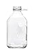 The Dairy Shoppe Heavy Glass Milk Bottles - Jugs with Lids, Silicone Pour Spouts - Clear Milk Containers for Fridge - Reusable Glass Milk Jug Dispenser - Made in USA (64 oz, 4 Pack)