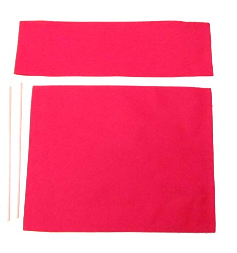 Replacement Cover Canvas for Directors Chair (Round Stick) - Red