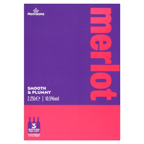 MORRISONS Merlot 2.25L ABV 10.50%