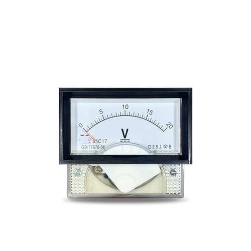 Voltmètre CC 100V aiguille 85C17 pour éviter les pannes de circuit de batterie
