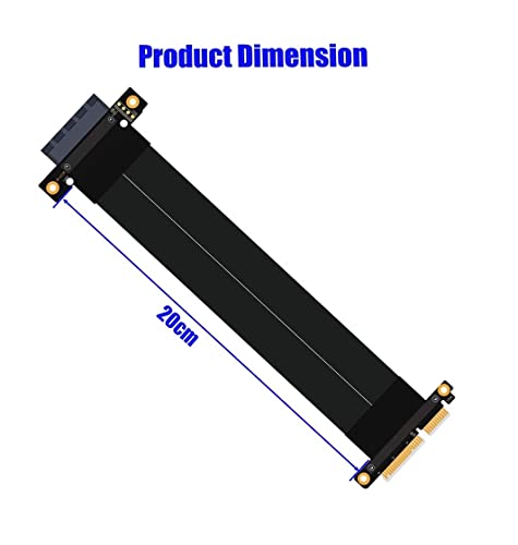 Cable Riser Extensión PCI-E Express X4 Alta Velocidad miniatura 2
