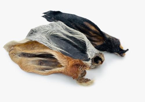 Kaureks Natur Hundeleckerlies, Ziegenohren mit Fell 10 STK. (wie Pferdeohren, Hirschohren)