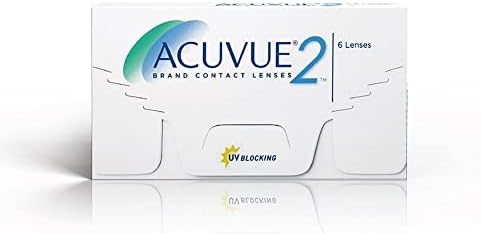 ACUVUE 2 - Two Week Reusable Contact Lenses (-6, Clear, Pack of 6 lenses) | From Johnson&Johnson