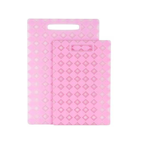 Tabla de Cortar Tabla de cortar de primera calidad para el hogar, tabla de cortar frutas, tabla de cortar de doble cara para cocina, tabla de cortar de plástico con mango para verduras, tabla de corta