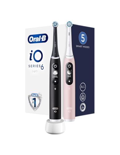 Electric toothbrush iO6 Series Duo Pack Black/Pink Sand Extra Handle 2 pz