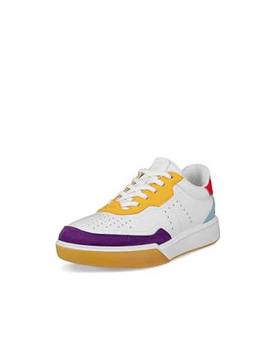 ECCO Street Court Damen-Sneaker, Mehrfarbige Mango, 8-8.5