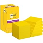 Post-it – Post-it Super Sticky Notes, 12 Blöcke (1080 Blatt), 76 mm x 