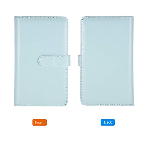 Docooler 108 Bolsos Portátil Mini Álbum De Fotos De Couro Pu Foto Álbum De Fotos Com Fecho Magnético