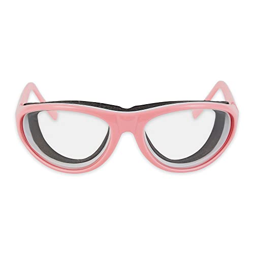 RSVP International Onion Goggles Fog Free Lenses Safely Prepare Food Without Tears One Size Pink