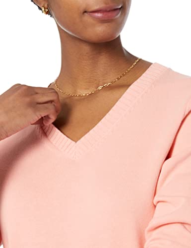 Image of Amazon Essentials Women's Lightweight Long-Sleeve V-Neck Cotton Sweater