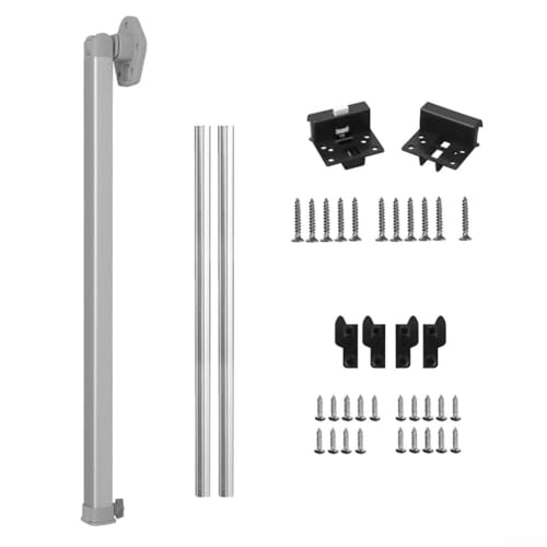 Pieds de table télescopiques 53-91 cm pliables en aluminium