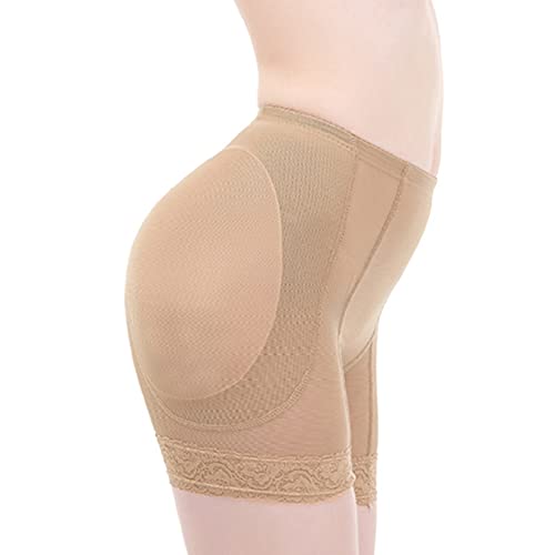 Image of Lu's Chic Women's Padded Shapewear Shorts Hip Padding Lifter Panties Mesh Body Shaper Shorts Shapewear