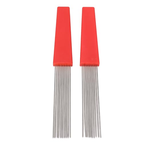 Cepillo Raspador Guiro, 2 Piezas de Diseño Ergonómico de Plástico y Acero Inoxidable, Cepillo Raspador Estilo Peine de Percusión Latina de Percusión Guiro