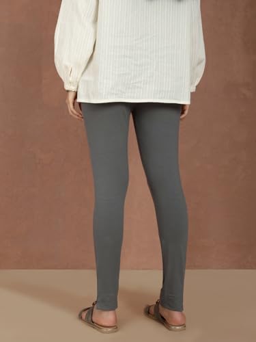 Image of TWIN BIRDS Women Cotton Blend Kurti Pants | Sleek Ethnic Daily Trousers