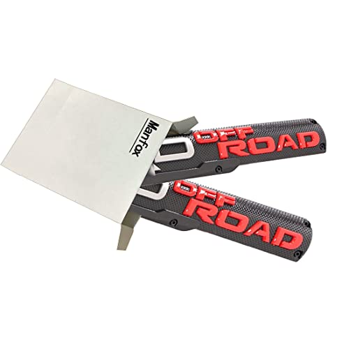 2PC 3D Raised Badge Nameplate Emblem Compatible with Sport Left & Right Side Front Door ABS Decoration with Genuine 3M Adhesive (2 Pack Off road)