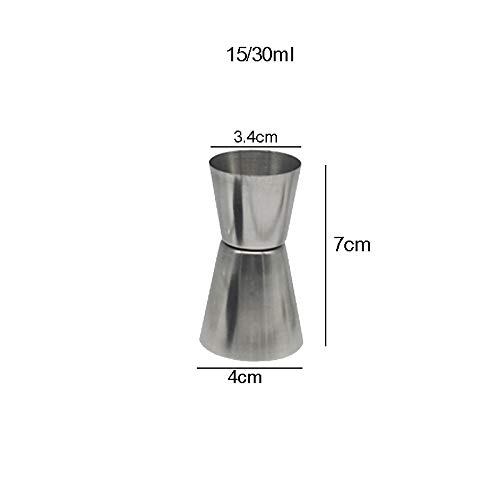Set 6 piezas coctelera acero inoxidable 350 ml miniatura 7