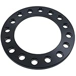 AQPYITYZ-2pc-12-8x65-Wheel-Spacers-8-Lug-Flat-Billet-Spacer-Black-Enhances-your-driving-experience