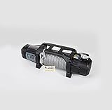 Zugkraft 12 Volt Seilwinde: 5443 kg / 10968 kg (mit Umlenkrolle / Seilzug / Flaschenzug)