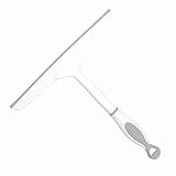 Rubber Squeegees Glass Wiper Streak-Free Handheld Squeegee Cleaner Silicone Blade & Hanging Hole - Wiper Cleaning Tool for Washing Shower Door,Bathroom,Kitchen,Glass,Car Windshield