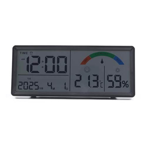 Capteurs de température et humidité horloge murale réveil à piles