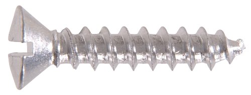 Vis à tôle à tête ovale en aluminium fendu Hillman 10 x 1 po x24