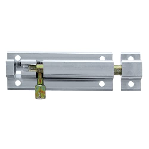 Amig - Aluminium Door Bolt, Silver, 80 mm