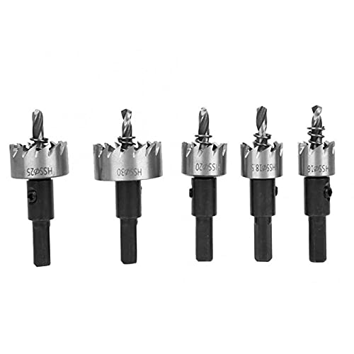 Kit de 5 Brocas Core Drill para Madera y Metal miniatura 2