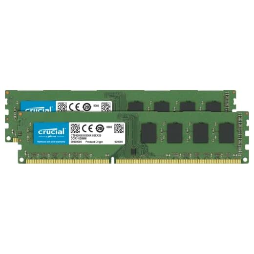 Crucial RAM 16GB Kit (2x8GB) DDR3 1600 MHz CL11 Desktop Memory CT2K102464BD160B