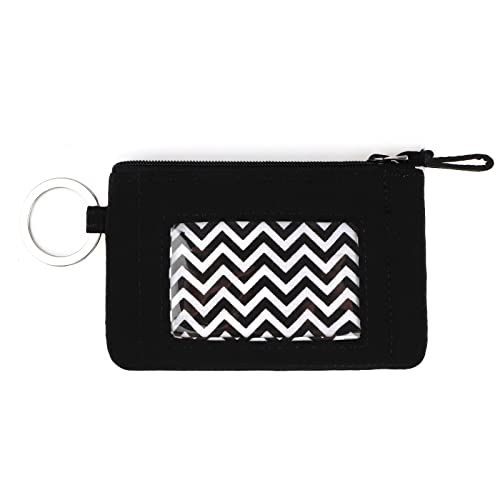 Donggangaji Lanyard With Zip Id Case (Black-D04) #TOP1