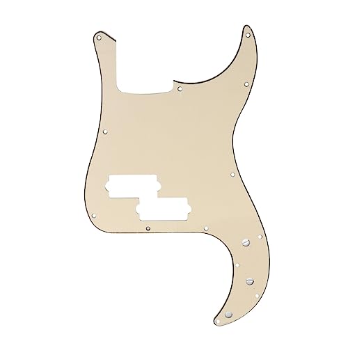 ifundom 3-layer Pb Bass Pickguard Scratch Plate 13 Holes for Anti-scratch Guitar Guard Protective Film