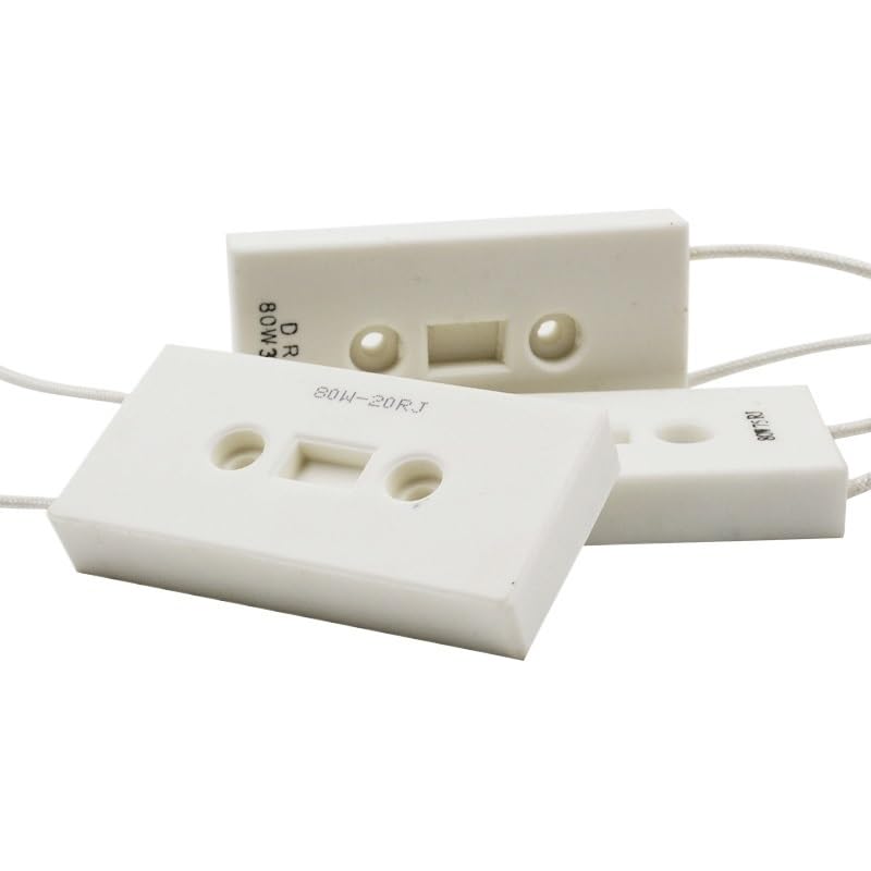 AVIMYA BKG.RX27.80w.Cement Resistor.Tape Shaped.for The Start of Inverter.for Charging. (Size : 40 ohm, Color : 80w)