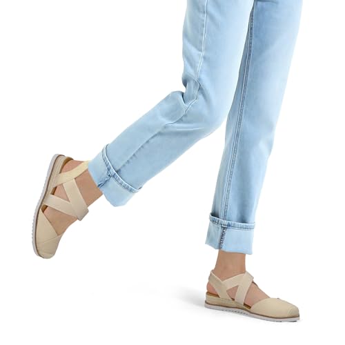 mysoft Womens Wedge Sandals Low Heel Closed Toe Espadrilles by mysoft - Used condition - Image 2