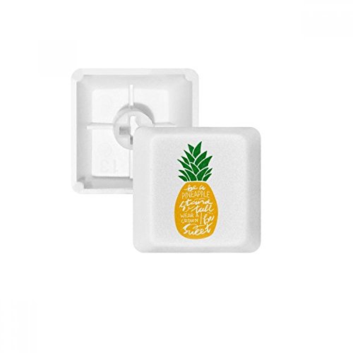 Keycaps PBT jaune R1 motif ananas pour remplacer vos touches usées de clavier mécanique